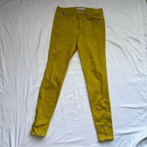 ZARA‎ vintage jeans Yellow Skinny Jeans